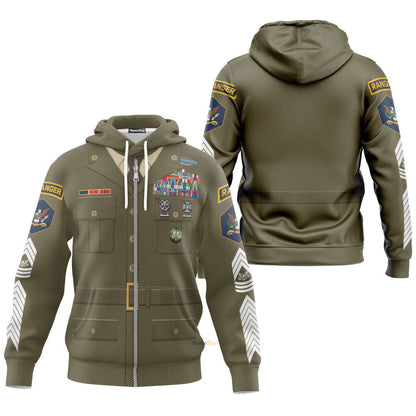 US Green Army Custom Cosplay Costume Hoodie QT206337Hg