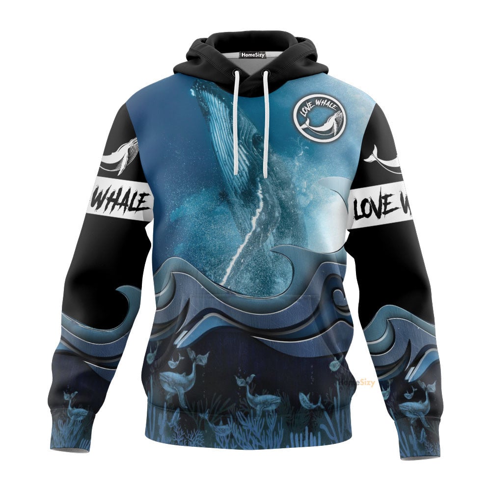  Loving Whale Watching Custom Hoodie QT306161Hg
