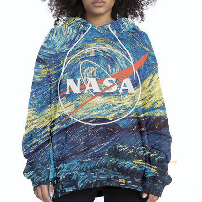 Nasa On Starry Night Tshirt Hoodie Sweatshirt QT308520