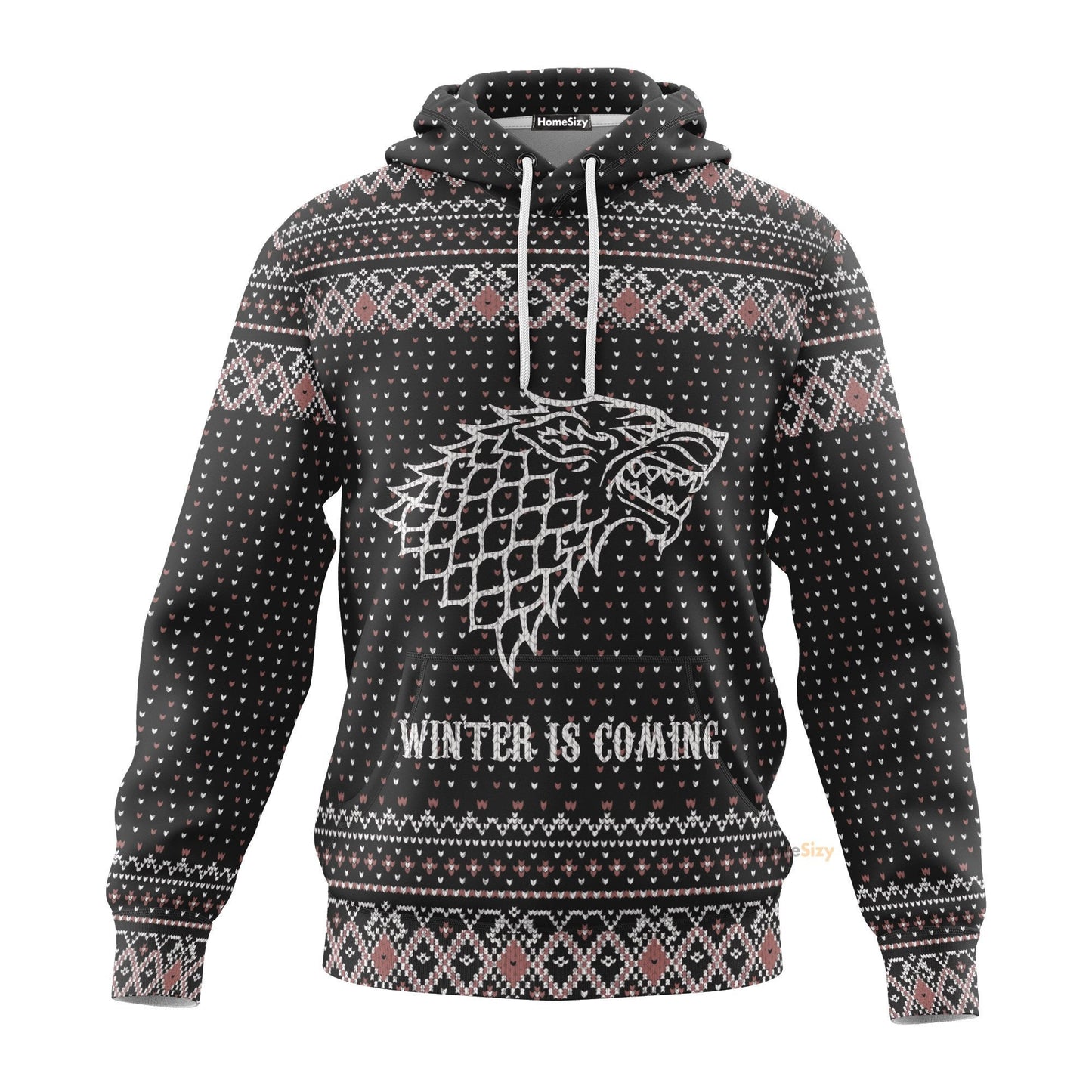 Winter Is Coming Ugly Sweater Custom Hoodie QT308565