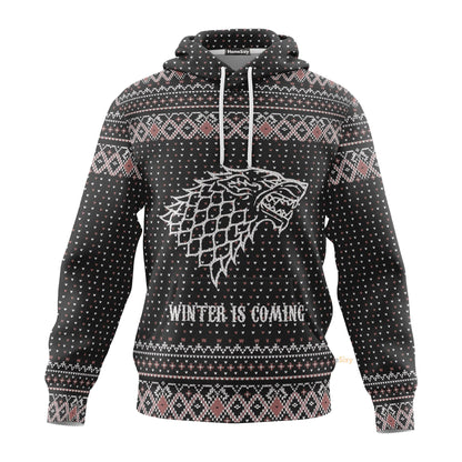 Winter Is Coming Ugly Sweater Custom Hoodie QT308565