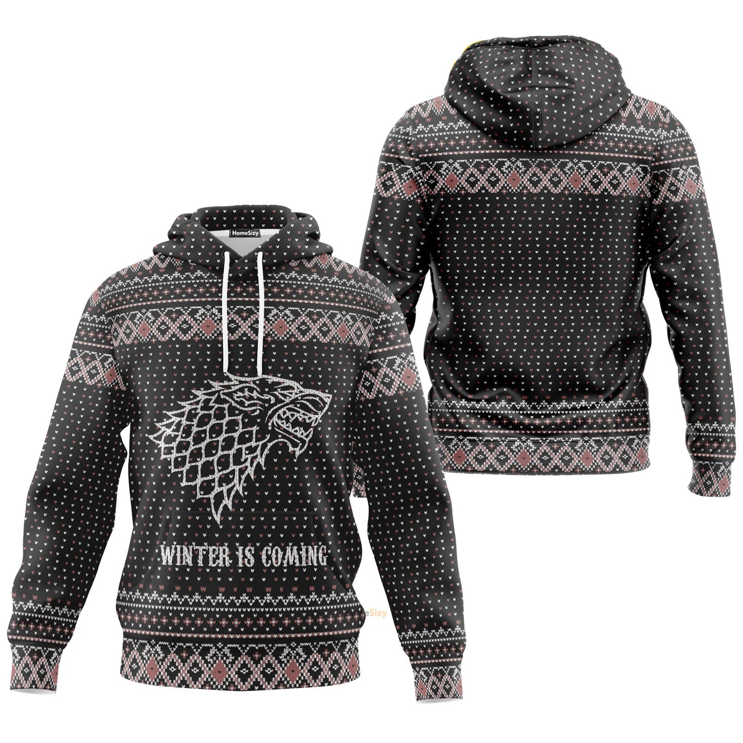 Winter Is Coming Ugly Sweater Custom Hoodie QT308565