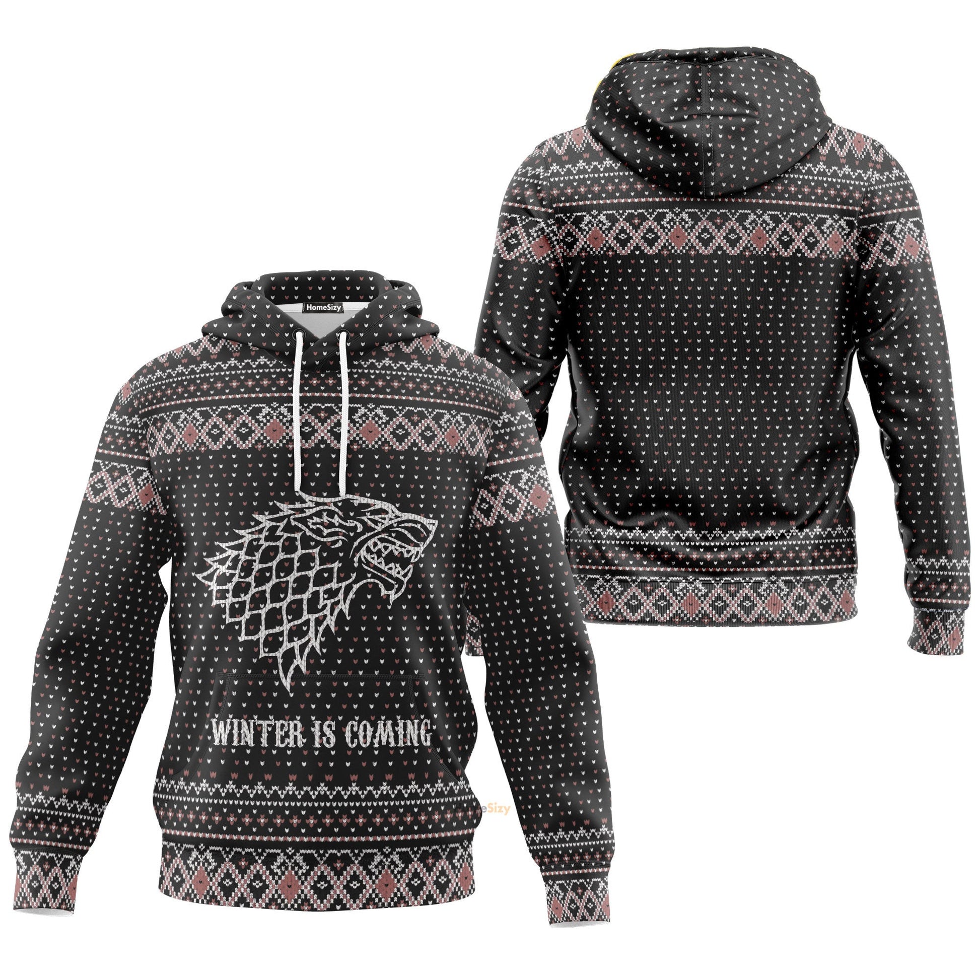 Winter Is Coming Ugly Sweater Custom Hoodie QT308565