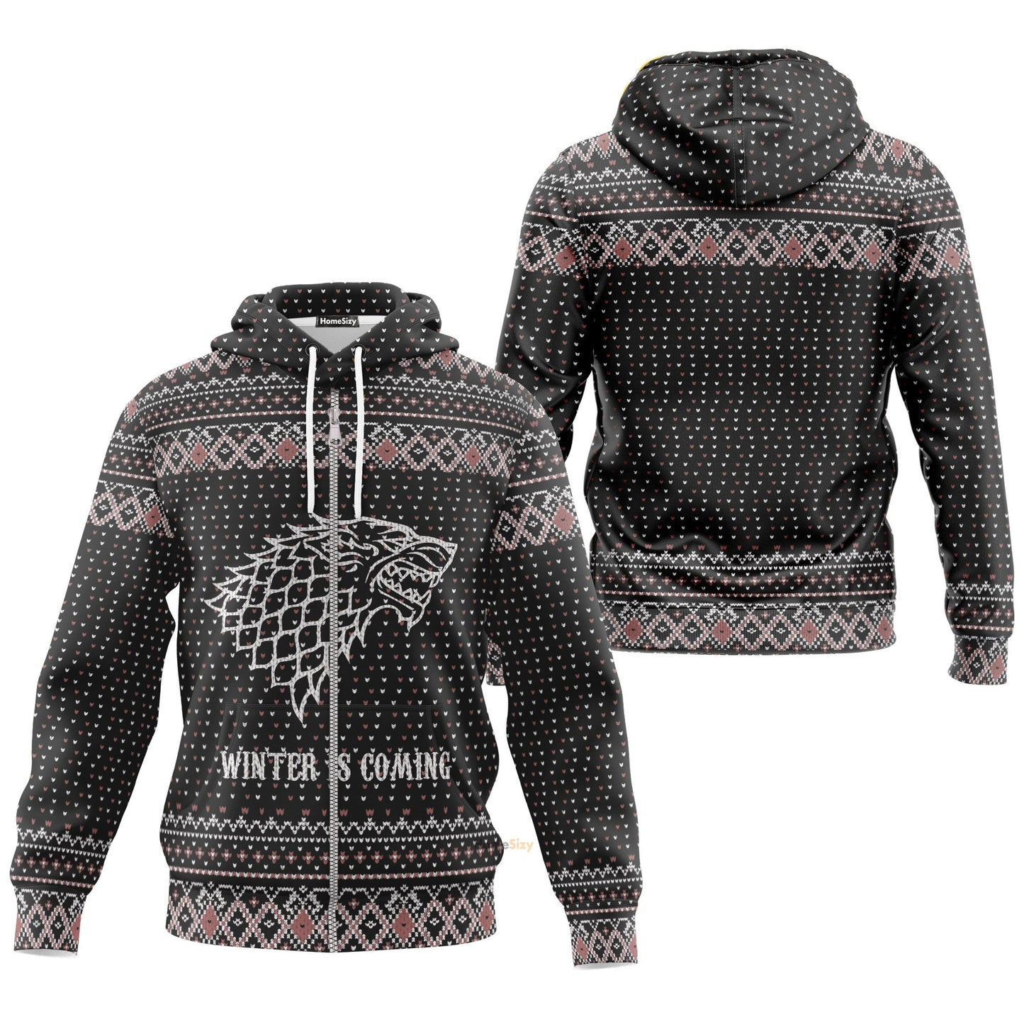 Winter Is Coming Ugly Sweater Custom Hoodie QT308565