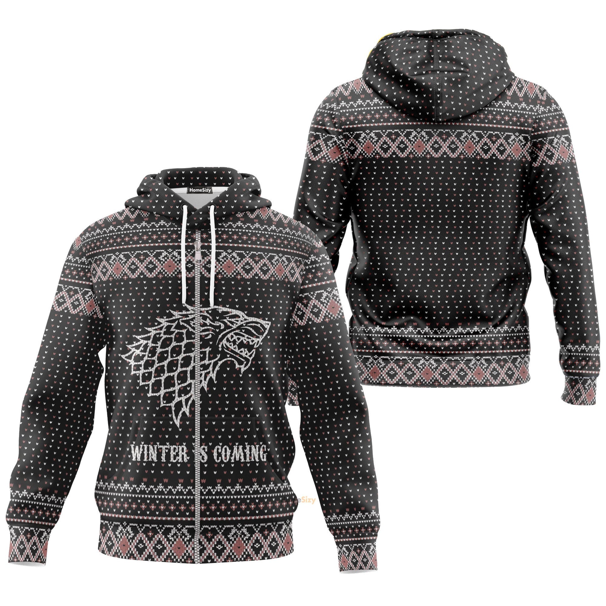Winter Is Coming Ugly Sweater Custom Hoodie QT308565