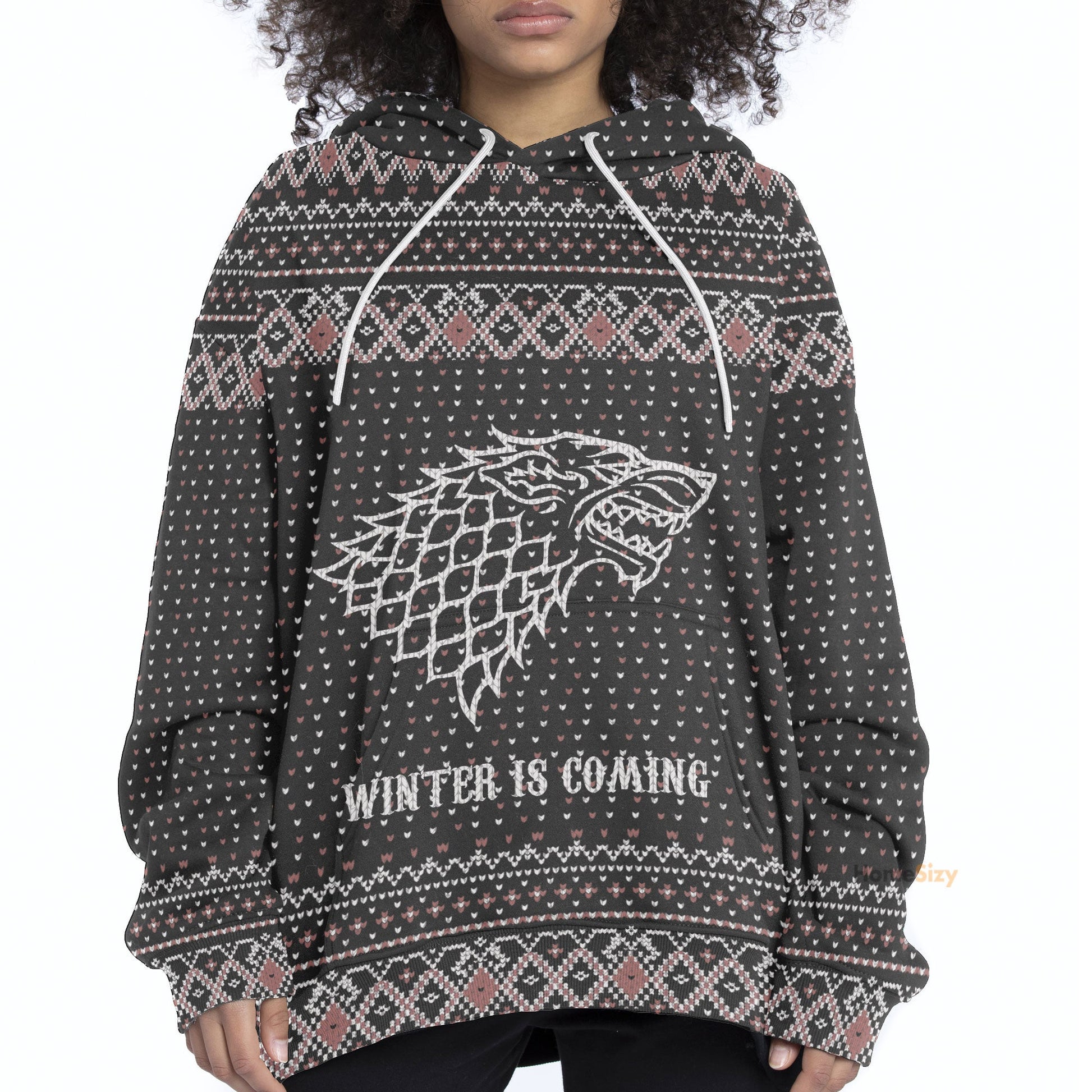 Winter Is Coming Ugly Sweater Custom Hoodie QT308565