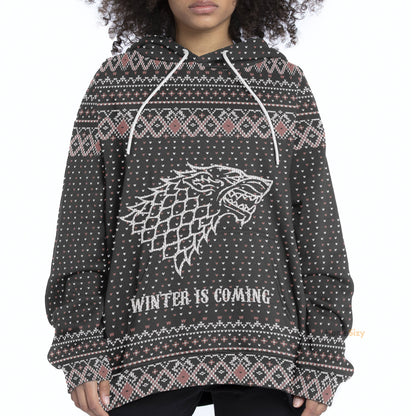 Winter Is Coming Ugly Sweater Custom Hoodie QT308565