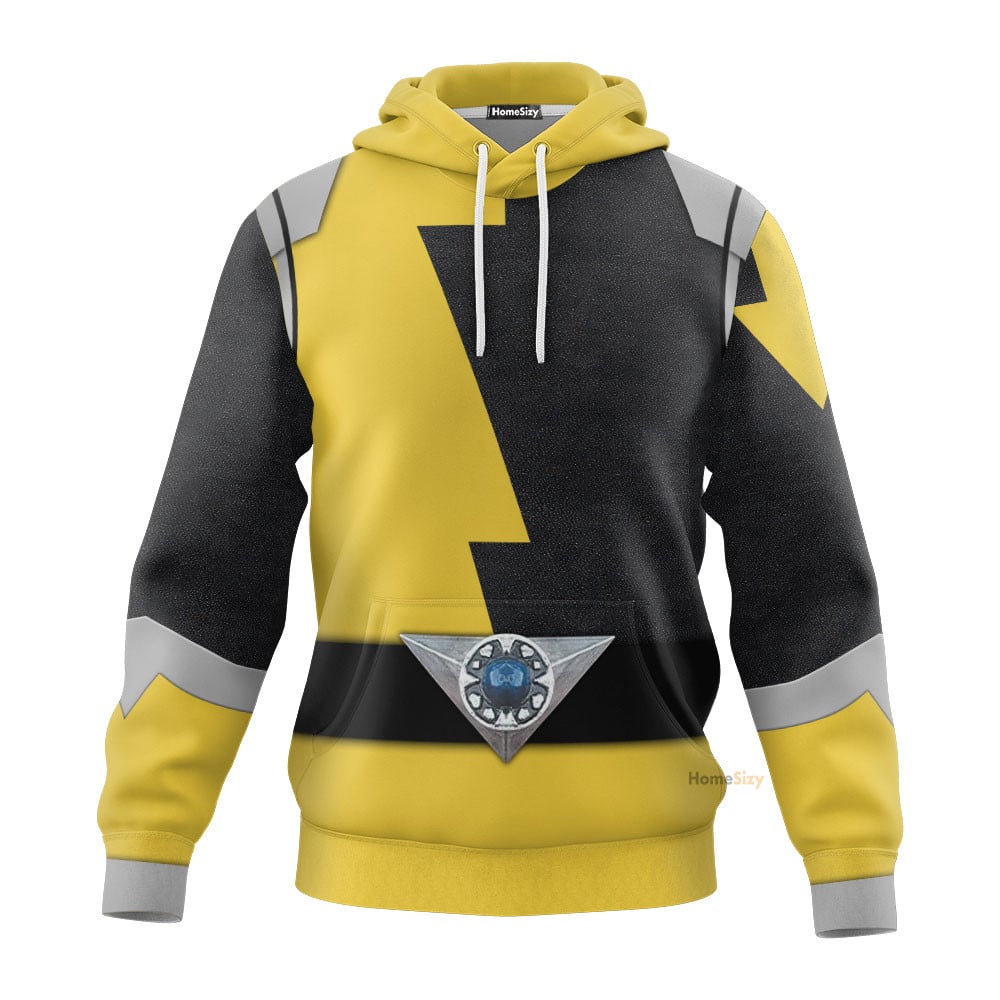  Power Rangers HyperForce Yellow Custom Hoodie QT305861Hf
