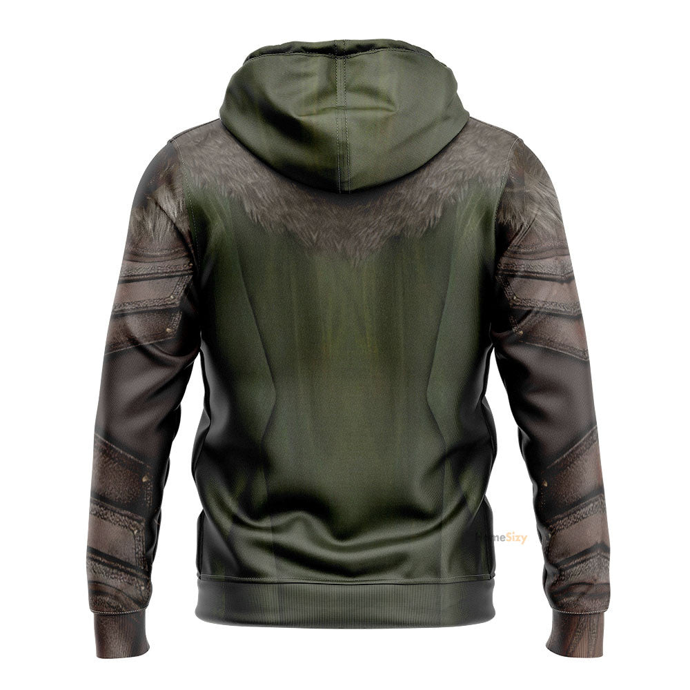 D&D Drizzt Custom Cosplay Costume Hoodie QT207435Hf