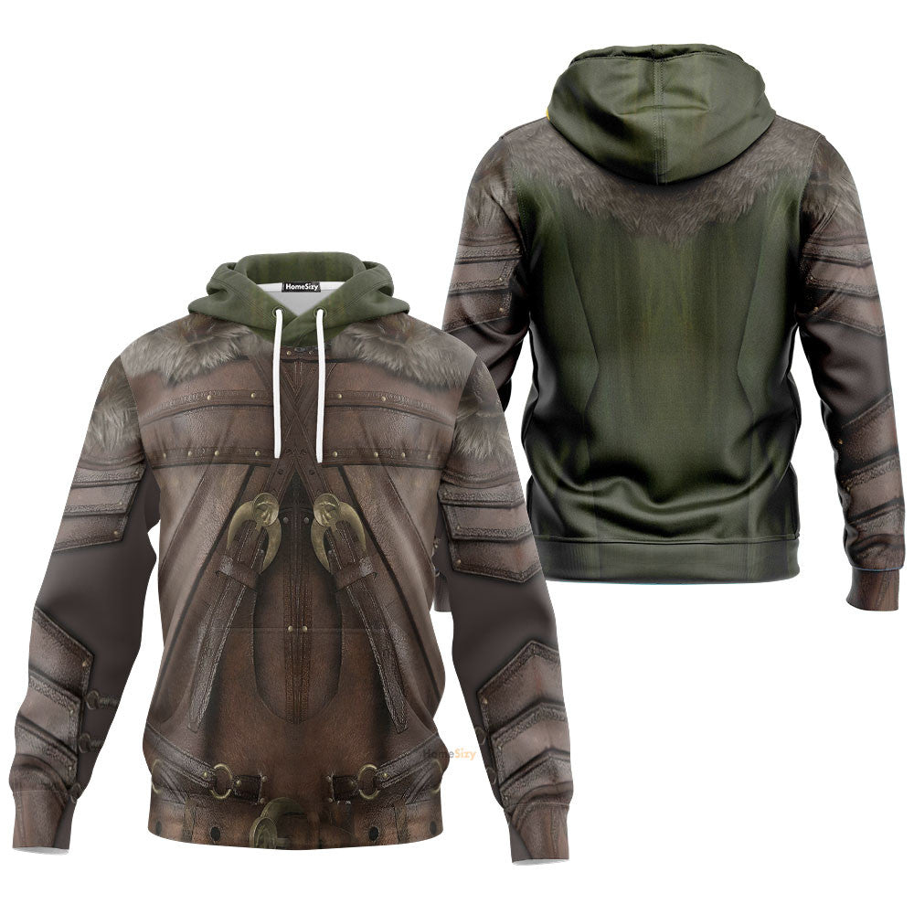 D&D Drizzt Custom Cosplay Costume Hoodie QT207435Hf