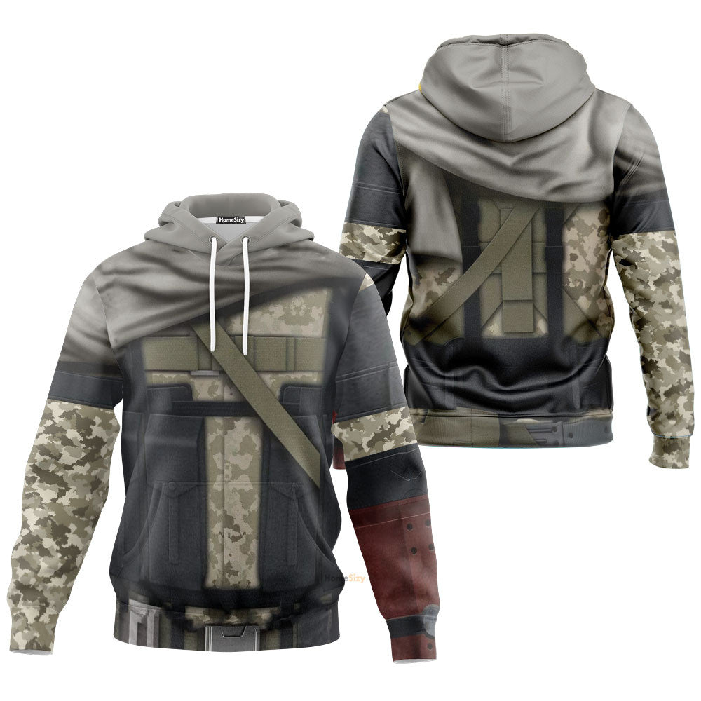 Metal Gear Big Boss Venom Snake Custom Cosplay Costume Hoodie QT206179Tf