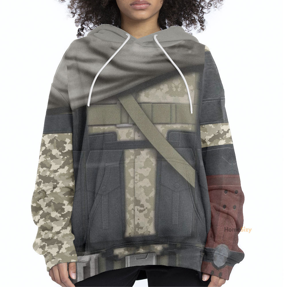 Metal Gear Big Boss Venom Snake Custom Cosplay Costume Hoodie QT206179Tf