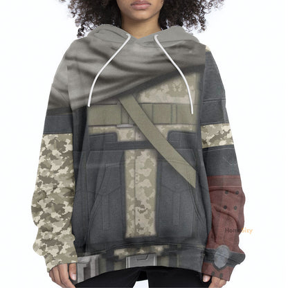 Metal Gear Big Boss Venom Snake Custom Cosplay Costume Hoodie QT206179Tf