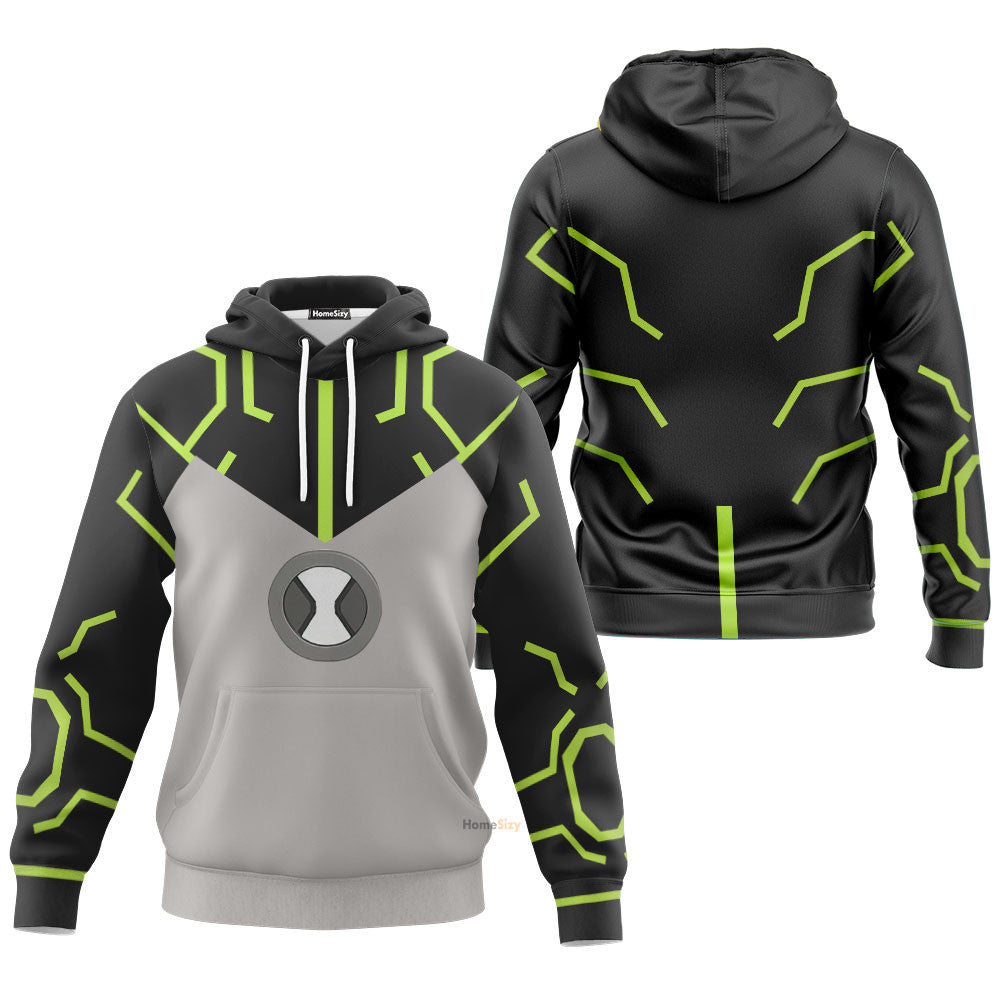 Ben 10 Ultra T Cosplay Costume Hoodie QT210280Hf