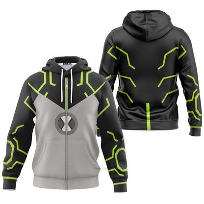 Ben 10 Ultra T Cosplay Costume Hoodie QT210280Hf