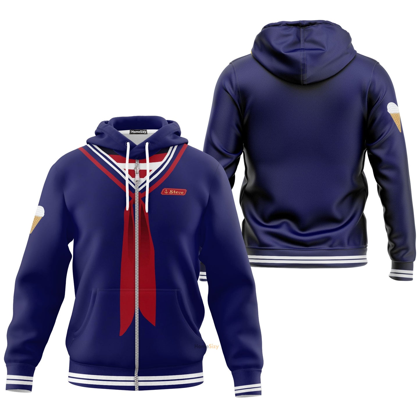 Film StTh Scoops Ahoy Steve Pullover Custom Cosplay Costume Hoodie QT205513Hf
