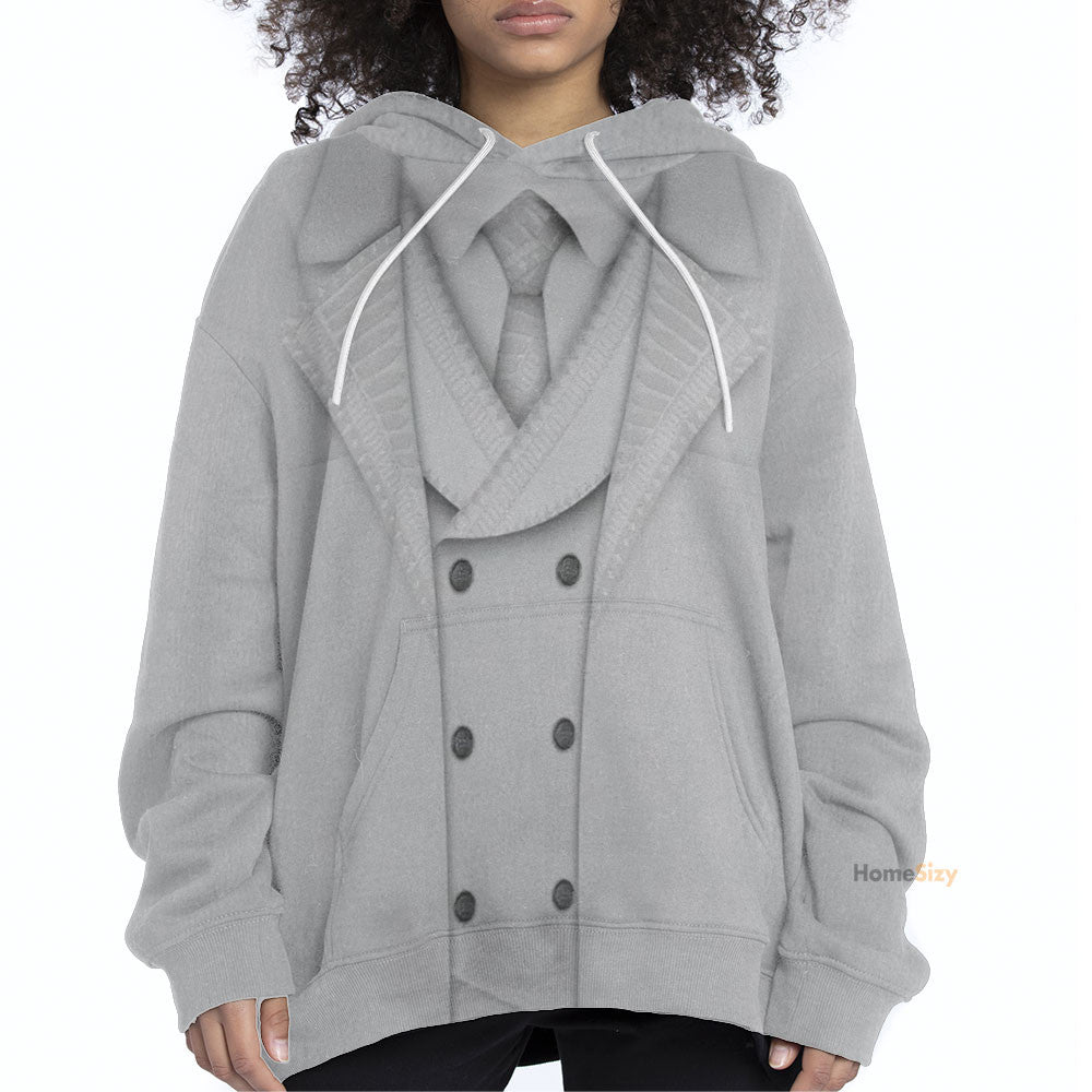 MK White Vest TZip Custom Cosplay Costume Hoodie QT210694Hf