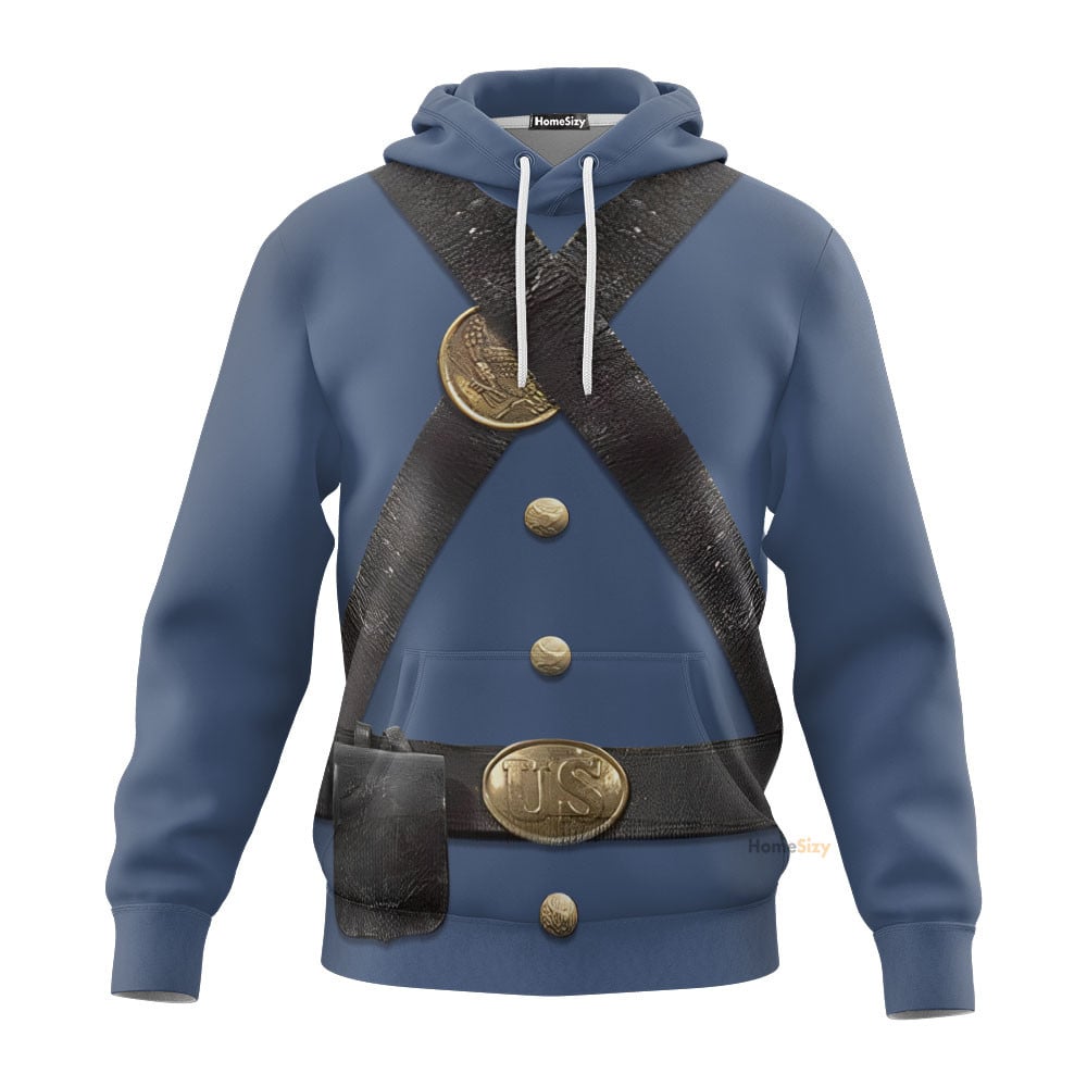 Uniform Infantry Of The Union Army Custom Cosplay Costume Hoodie QT210143Hf