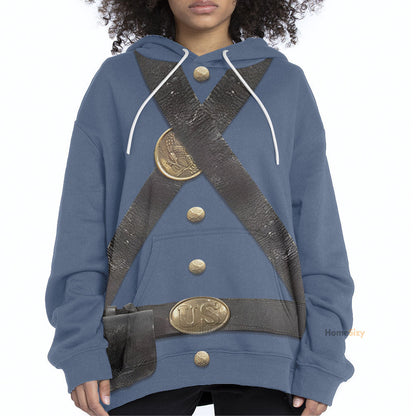 Uniform Infantry Of The Union Army Custom Cosplay Costume Hoodie QT210143Hf