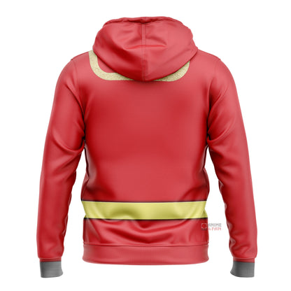 Power Rangers Super Megaforce Red Ranger Custom Cosplay Costume Hoodie QT211630Hf