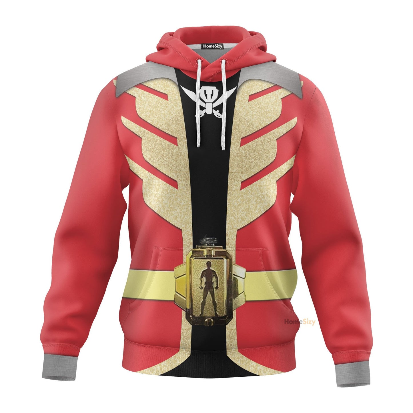 Power Rangers Super Megaforce Red Ranger Custom Cosplay Costume Hoodie QT211630Hf