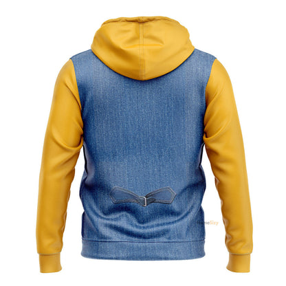 StTh Dustin Henderson Cosplay Costume Hoodie QT206063Tf