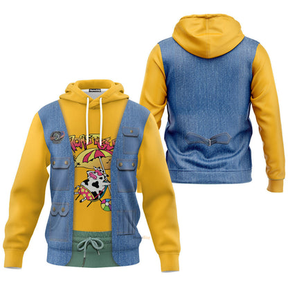 StTh Dustin Henderson Cosplay Costume Hoodie QT206063Tf