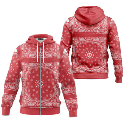 Snoop Red Bandana Custom Hoodie QT307225