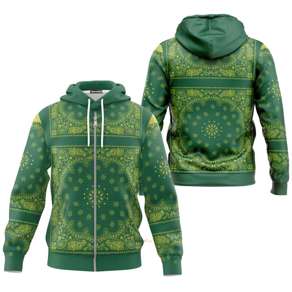  Snoop Green Bandana Custom Hoodie QT307224