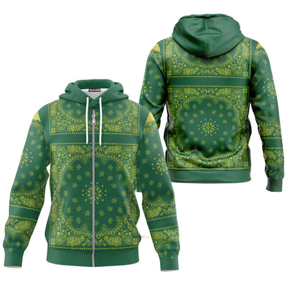  Snoop Green Bandana Custom Hoodie QT307224