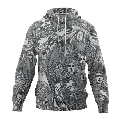 Queen Album Art Custom Hoodie QT308926