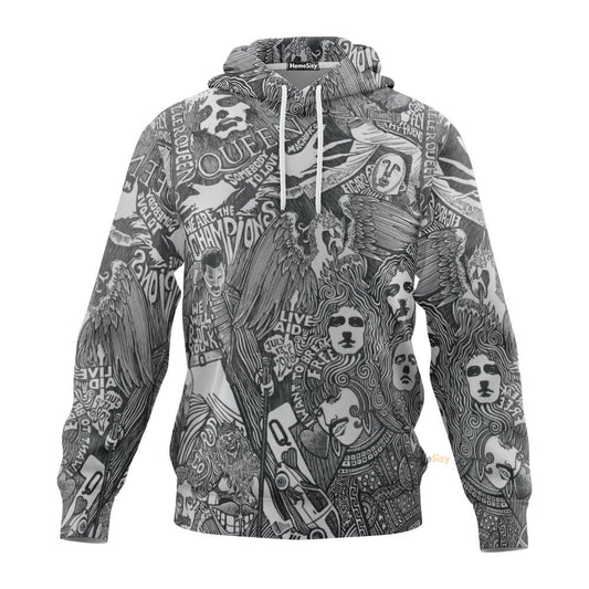 Queen Album Art Custom Hoodie QT308926