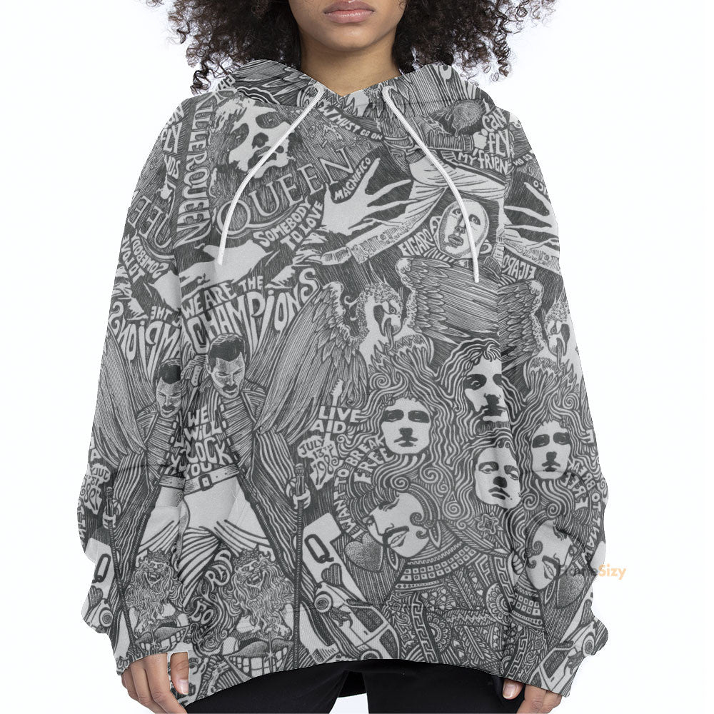 Queen Album Art Custom Hoodie QT308926