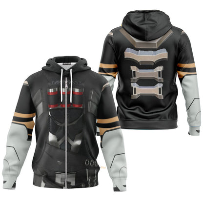 Reaper Overwatch Custom Cosplay Costume Hoodie QT308934