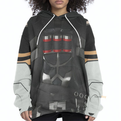 Reaper Overwatch Custom Cosplay Costume Hoodie QT308934