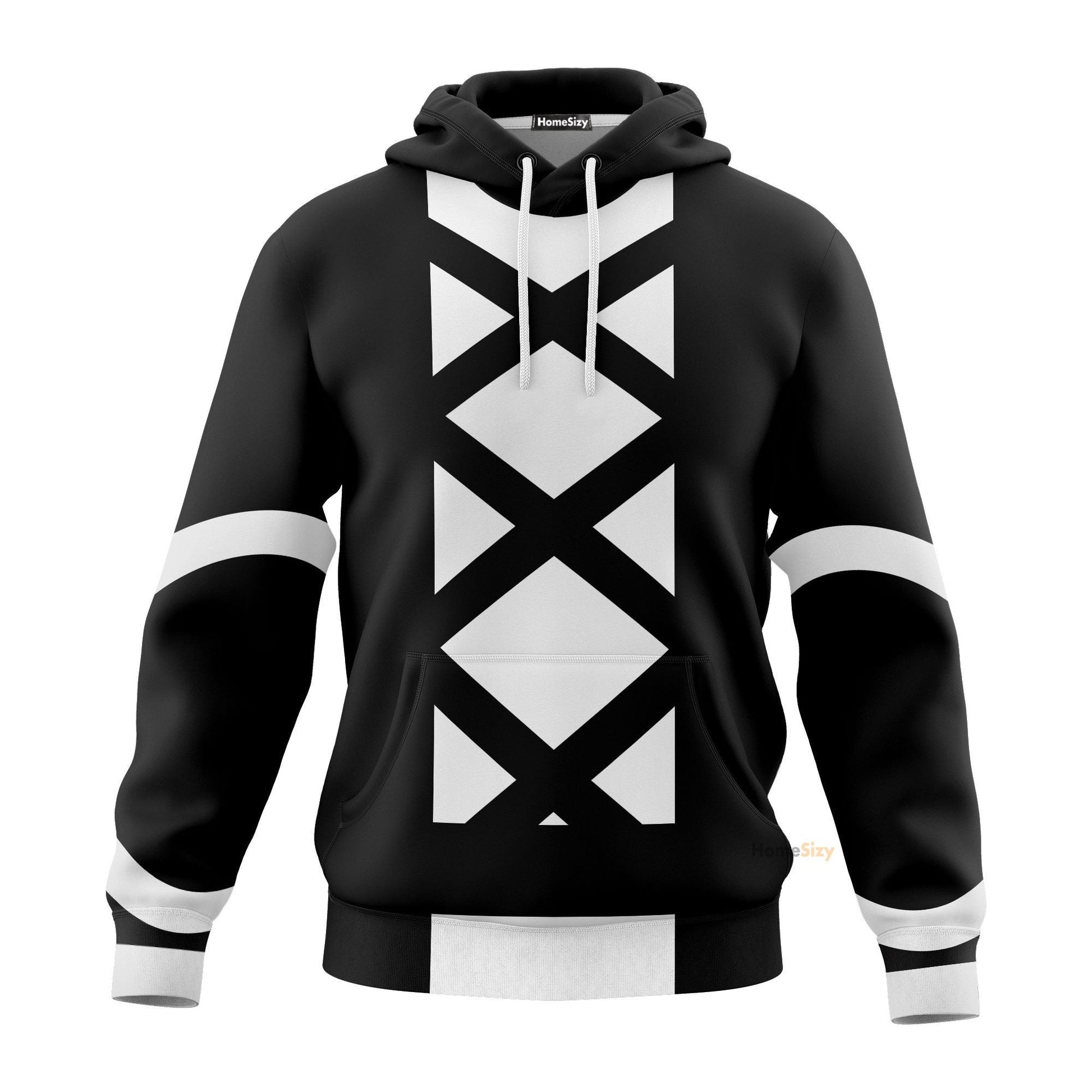 Anime ZKeach Ichigo Kurosaki New Bankai Custom Cosplay Costume Hoodie QT211530Hf