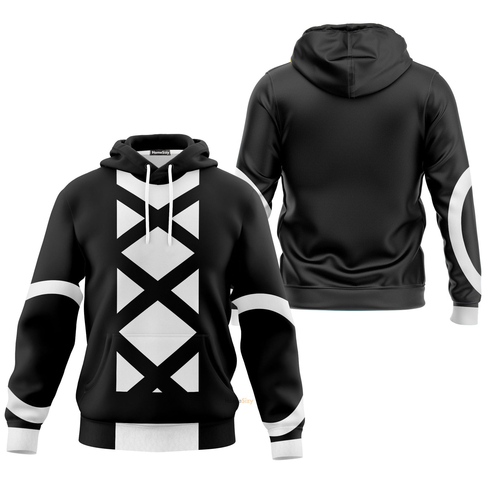 Anime ZKeach Ichigo Kurosaki New Bankai Custom Cosplay Costume Hoodie QT211530Hf