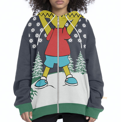 Custom Cosplay Costume Hoodie Bart Simpsons QT211187Hf