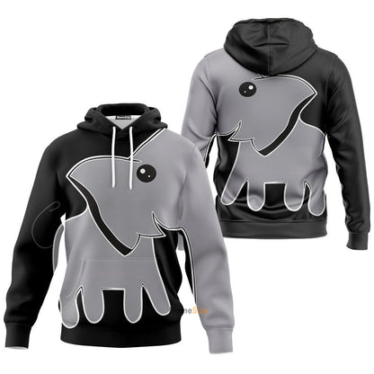 Cute Elephant Custom Hoodie QT210517Hf