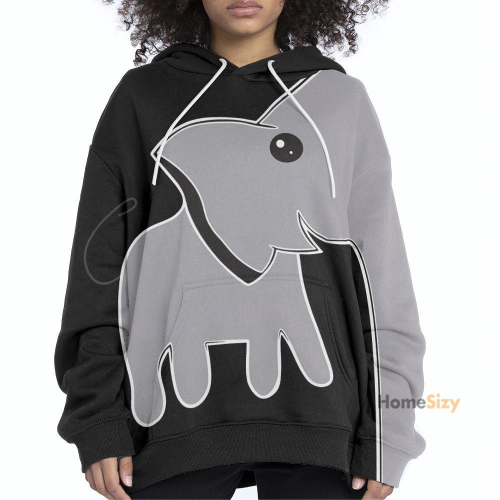 Cute Elephant Custom Hoodie QT210517Hf