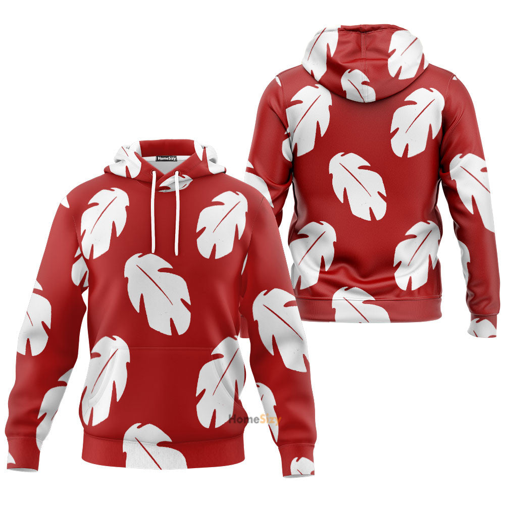  Lilo Hawaiian Floral Leaves Custom Tshirt Hoodie QT207012Hf