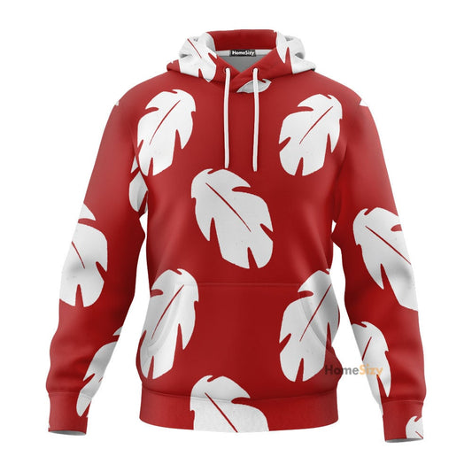  Lilo Hawaiian Floral Leaves Custom Tshirt Hoodie QT207012Hf