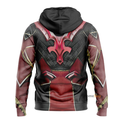 Mortal Kombat Ermac Custom Cosplay Costume Hoodie QT211247Tf
