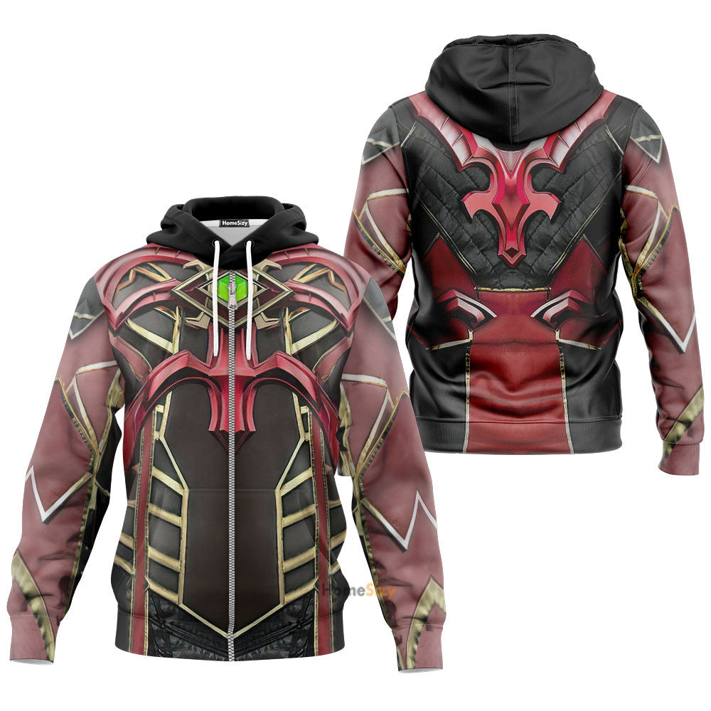 Mortal Kombat Ermac Custom Cosplay Costume Hoodie QT211247Tf