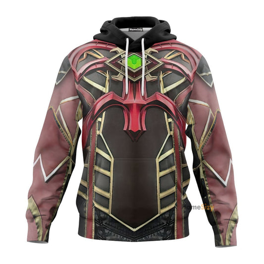 Mortal Kombat Ermac Custom Cosplay Costume Hoodie QT211247Tf