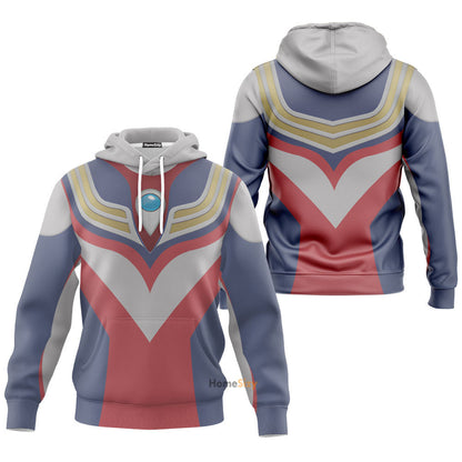 Ultraman Tiga Custom Cosplay Costume Hoodie QT302488Hc
