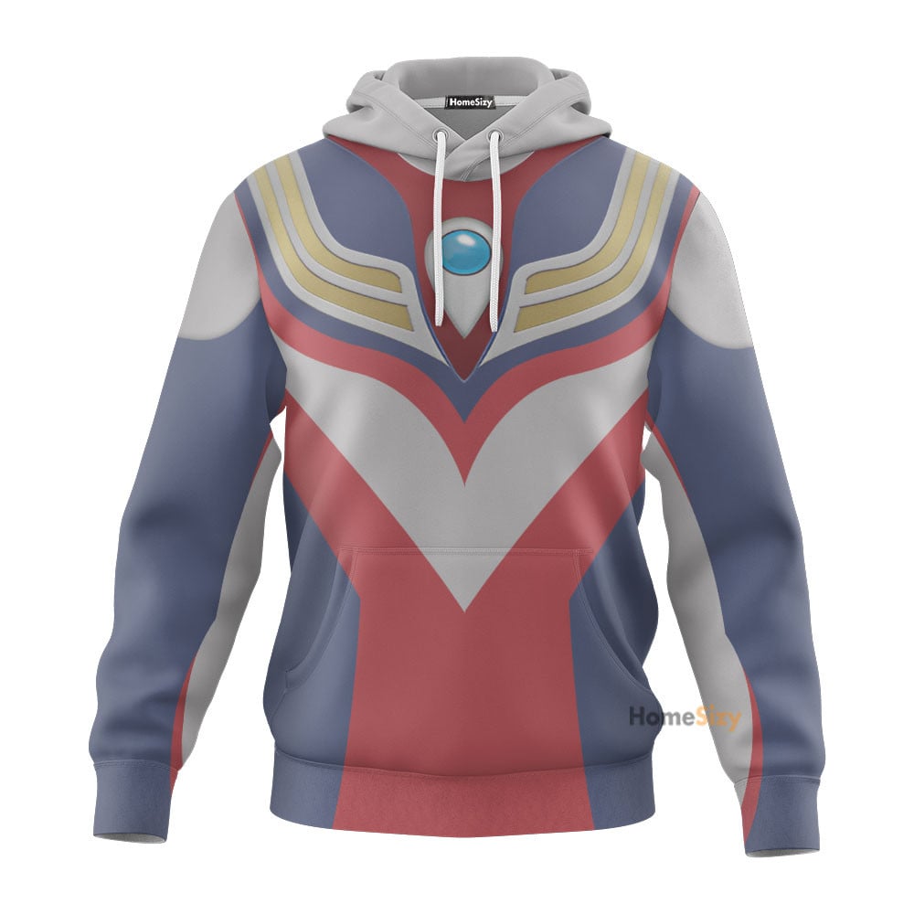 Ultraman Tiga Custom Cosplay Costume Hoodie QT302488Hc