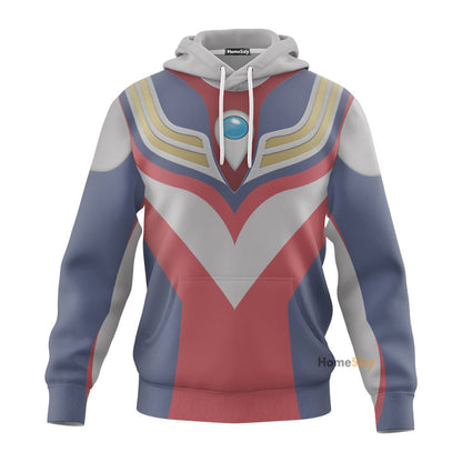 Ultraman Tiga Custom Cosplay Costume Hoodie QT302488Hc
