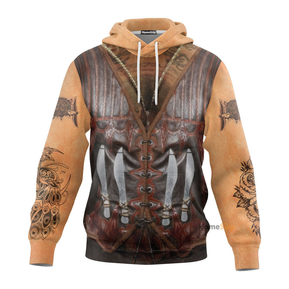 Custom Cosplay Costume Danny Trejo Zip Hoodie Sweatshirt QT302506Hg