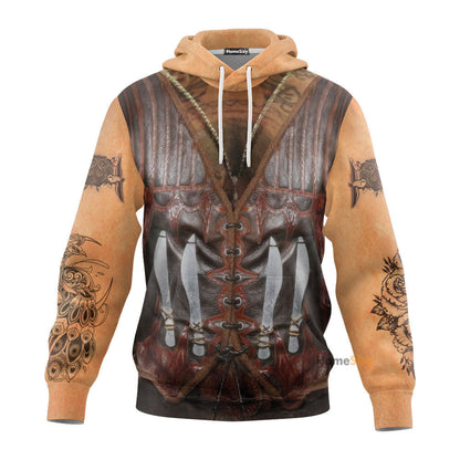 Custom Cosplay Costume Danny Trejo Zip Hoodie Sweatshirt QT302506Hg